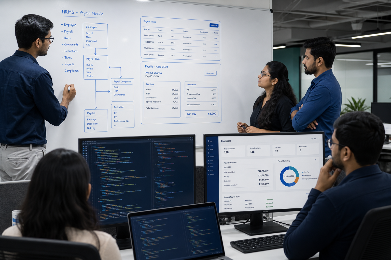 Product team shipping HRMS and finance software teams rely on