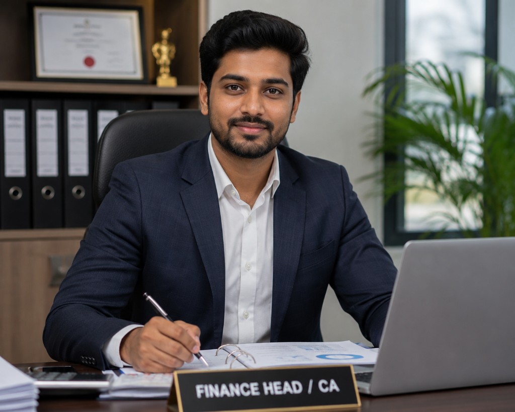 Icon of a finance professional reconciling a ledger against payroll data